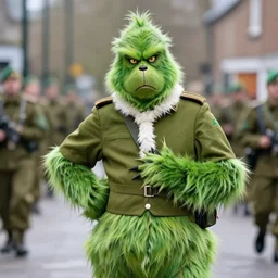 photograph of the grinch in the irish republican army
