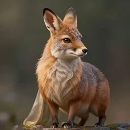 portrait of the cutest jackalope druid ever, elegant, art nouveau, dnd, sinuous, fantasy, mystical, magical aesthetics, illustration, fluffy, photorealistic, soft lighting, unreal engine