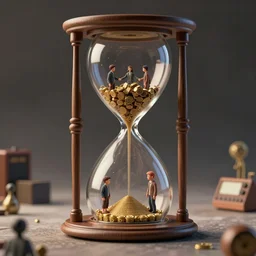 cinema 4D render, A24 cinematography, intricately detailed tiny humanoid inside an hourglass in the style of Emiliano Ponzi and  Chris Ware, intricate artwork by Tooth Wu and wlop and beeple, octane render, trending on artstation, greg rutkowski very coherent symmetrical artwork, depth field, unreal engine, cinematic, hyper realism, high detail, octane render, 8k