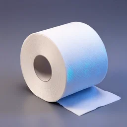 gaming toilet paper, neon, sleek, RGB lights