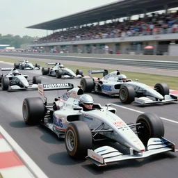 The matrix, LeeLoo, Robocop, Sprinters in a race, The Olympics footage, cinematic stillframe, french new wave, The fifth element, vintage robotics, formula 1