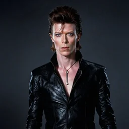 david bowie stars in a scene as ellen ripley in ridley scott's alien, promotion movie still