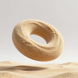 3 d render, surreal, unreal engine, floating in the air sand shaped as a skull, sand!! skull made of sand grains, leaking, digital art, radiant light,
