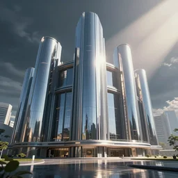 beautiful picture of naboo with reflective sleek architecture by junji ito, ultra detailed, elegant, trending on artstation, dramatic lighting, light rays and shadows, octane render directed by stanley kubrick