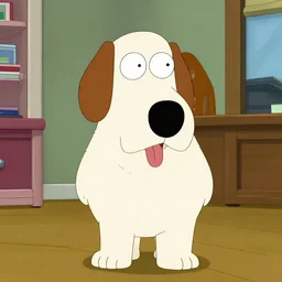 brian giffin the dog from family guy in real life super phoro realistic 4k DSLR