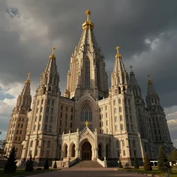 slavic architecture style megastructure