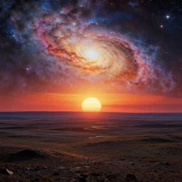landscape by albrecht durer, magic realism galactic sunset sunlight tundra uv light, archdaily, wallpaper, highly detailed, trending on artstation.