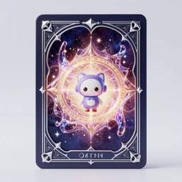symmetry!! a futuristic of stunning octane render, tiny cute an magic card, liquid containing mysterious magic, intricate, surge round ， decoration with inscriptions in secret silver, middle ages ， light dust inside, in the darkabstract, artstation, loha studio, feifei ruan, wlop, beeple, bright colors