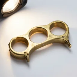 photo still of brass knuckles, 8 k, studio lighting bright ambient lighting key light, 8 5 mm f 1. 8