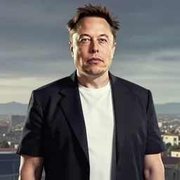 Elon Musk, GTA IV art cover style