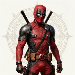 digital artwork, mandalorian deadpool, intricate, elegant, highly detailed, digital painting, artstation, concept art, matte, sharp focus, illustration, art by Artgerm and Greg Rutkowski and Ruan Jia