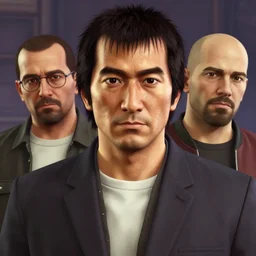 highly detailed portrait, akira kurosawa, in gta v, stephen bliss, unreal engine, fantasy art by greg rutkowski, loish, rhads, ferdinand knab, makoto shinkai and lois van baarle, ilya kuvshinov, rossdraws, tom bagshaw, global illumination, radiant light, detailed and intricate environment