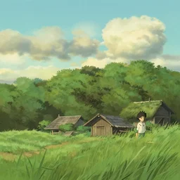 landscape by studio ghibli