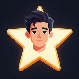 2 d character design, male star, vector art, digital art, portrait, 4 k, 8 k, sharp focus, smooth, illustration, concept art, music artist