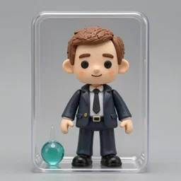 alan turing discovering lsd, stop motion vinyl action figure, plastic, toy, butcher billy style