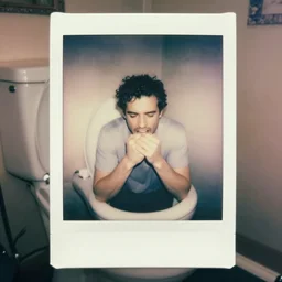 david guetta vomiting in a toilet, cinematic, cottage core, cinematic focus, polaroid photo bleached vintage pastel colors high - key lighting, soft lights, foggy, by steve hanks, by lisa yuskavage, by serov valentin, by tarkovsky, 8 k render, detailed, photo