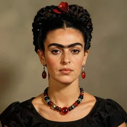 salma hayek, portrait, by frida kahlo,