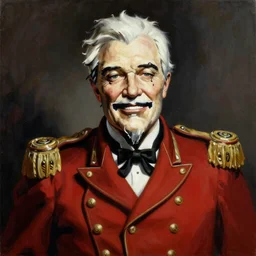 an ultra - realistic portrait painting of colonel sanders in the style of frank frazetta. 4 k. ultra - realistic. highly detailed. dark fantasy. epic lighting.