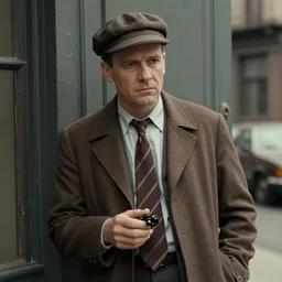 (((((1950s film noir detective. muted colors.))))) by Jean-Baptiste Monge !!!!!!!!!!!!!!!!!!!!!!!!!!!