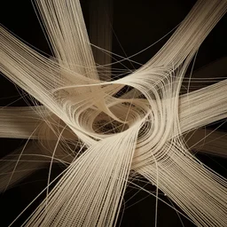 the wide woven threads of reality are unraveling in a chaotic maelstrom, unreal engine