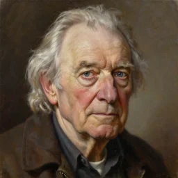 Timmy turner as an old man, oil on canvas, intricate, portrait, 8k highly professionally detailed, HDR, CGsociety