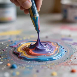 Paint Pour, detailed, 8k hd dof