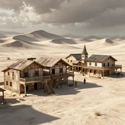 Old West Town, artstation