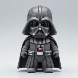 cute Darth Vader made of FIMO, by Chagall