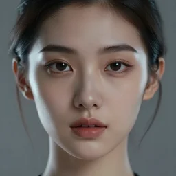 hight focus of a wonderful sweet wonderful symmetrical portrait of a lady with a clear skin, with a perfect lips, daz, emotional, new concept art, new interpretation of portrait, new era, digital art, fine art, dramatic light, cinematic, expressive, artstation, fantasy, octane render 8 k s 1