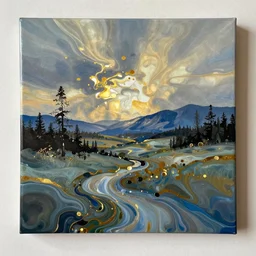 acrylic pour art