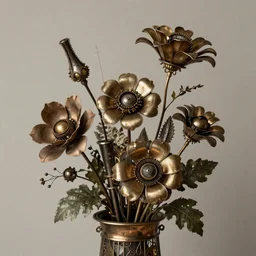 Steampunk flowers