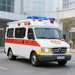 minion themed ambulance, professional photography