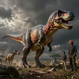 a dinosaur animal creature by neville page, ken barthelmey, carlos huante