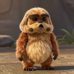Film still of an Ewok, from Disney Pixar's Up (2009)