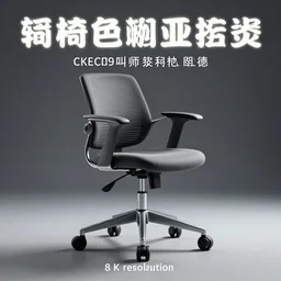 chair designed by scientists, 8 k resolution, advertisement