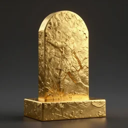 tombstone made of gold, digital!!!, stylized, artgerm, artstation, 9 9 design, pinterest, cgsociety, cgi, realistic, dramatic, cinematic, artistic, detailed
