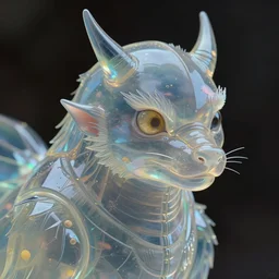 a portrait of a translucent japanese devil animal illustrated by miyazaki by karol bak, james jean, tom bagshaw, rococo, sharp focus, trending on artstation, cinematic lighting, hyper realism, octane render, 8 k, hyper detailed, vivid, ultra detailed, highly detailed