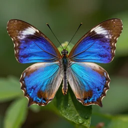 Photorealistic highly detailed image of a newly discovered butterfly species. Realistic. HDR. Colourful. Beautiful.