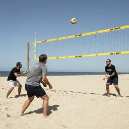 Call of Duty Operators playing volleyball on beach 2v2