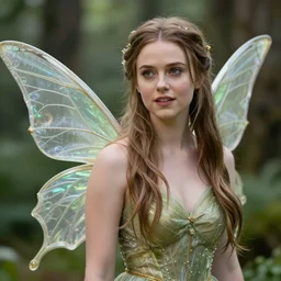 anna kendrick as a beautiful fairy, 8 k resolution hyperdetailed photo realistic, extremely high quality and life like