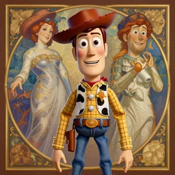 Woody from Toy Story, portrait, highly detailed, digital painting, artstation, concept art, sharp focus, illustration, art by artgerm and greg rutkowski and alphonse mucha