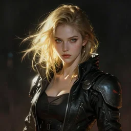 cyberpunk warrior by artgerm
