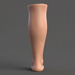 simple primitive tube shape, straight smooth human leg, textured with photorealistic human skin, photoreal details, straight smooth vertical, highly realistic bump map, surface painter, pixar renderman, metahuman