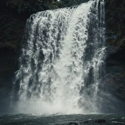 waterfall, volumetric lighting, rtx on, washed out colors, an award winning digital render, beautiful, ultradetailed, great composition, depth of field