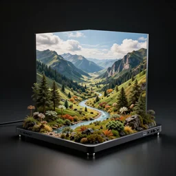 a biological computer, render, studio lighting