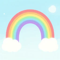 rainbow wallpaper, large pastel, isometric concept art w 1 4 0 0 h 6 0 0