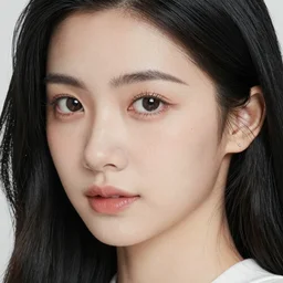 “death as a white girl, smile, blackhair, realistic, sharp focus”