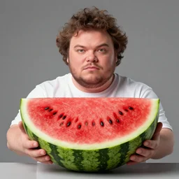 jack black as a watermelon, 8 k,