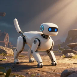 robot dogs pixar movie poster