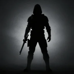 shadow warrior, film grain, Artstation , 8K resolution,